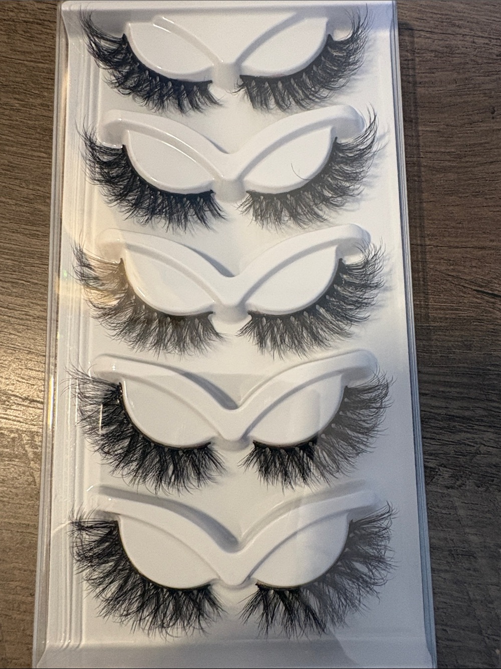 False Eyelashes Set - Black Dramatic Volume (5 Pairs)